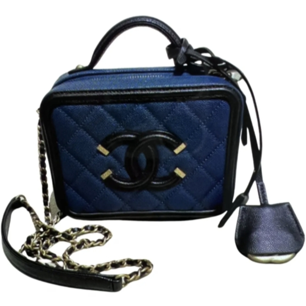 Chanel Vanity Leather Handbag